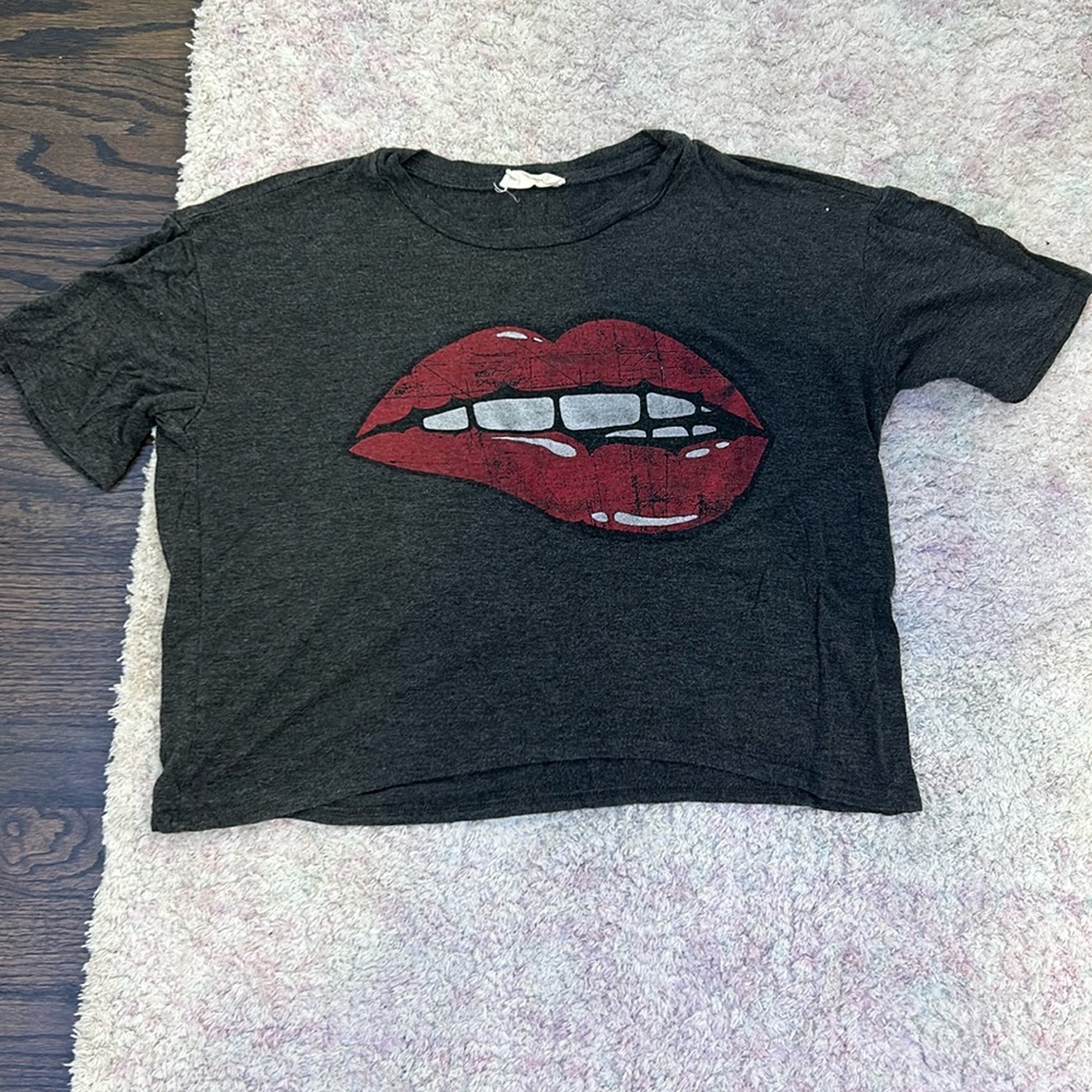 ROLLING STONES ISH-CROP TOP
